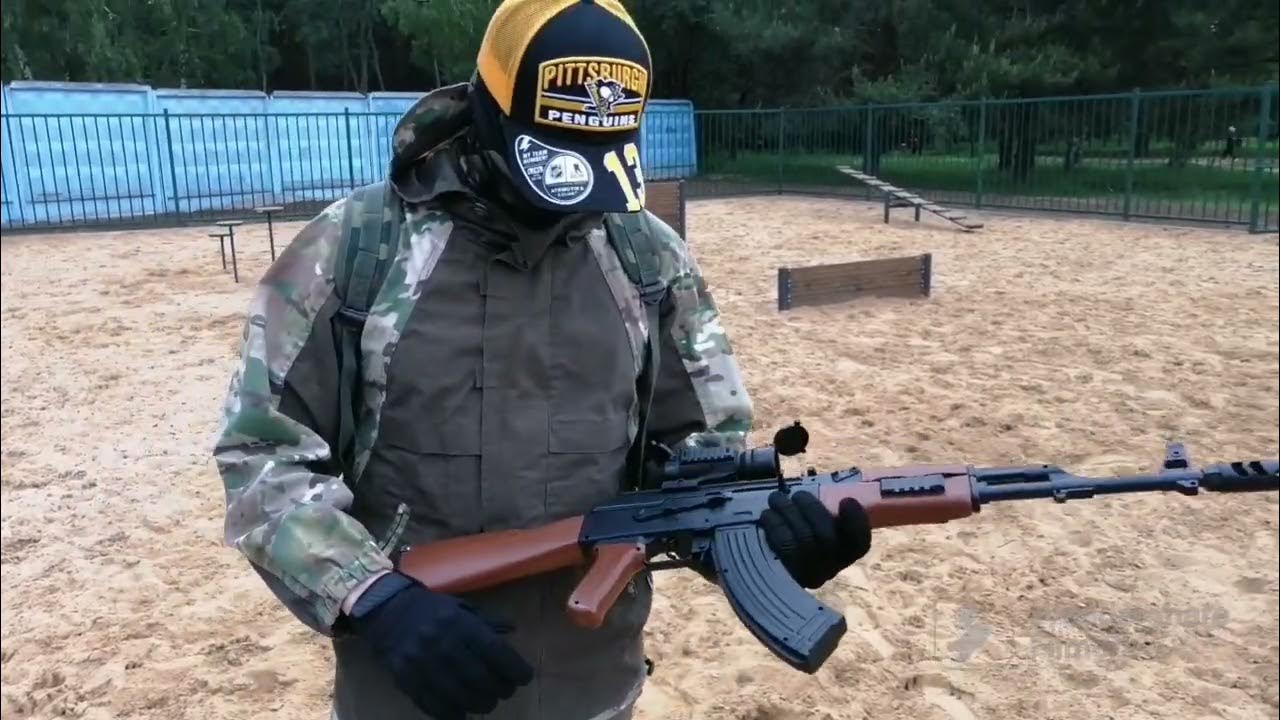 автомат гидрогелевый АК 74 - YouTube