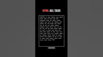 All HTML Tags 📌📌 | #shorts #shortsfeed #youtubeshorts