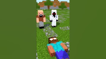 HELP Herobrine Kick Door Bones   Imagine Dragons #herobrine #minecraft #shorts #bones  #animation