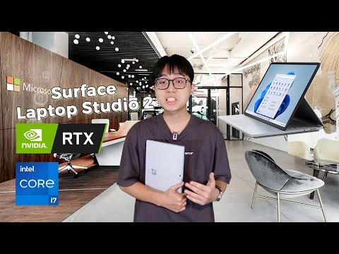 Surface Laptop Studio 2 vừa mới ra mắt | nâng cấp cấp hình mạnh mẽ | i7-13700H và RTX 4060 mạnh mẽ