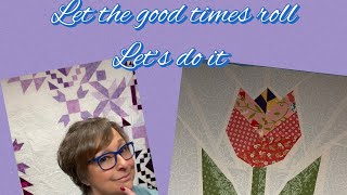 FPP  TULIP TIME #sewing #foundationpaperpiecing 