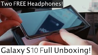Unboxing my Blue Galaxy S10!