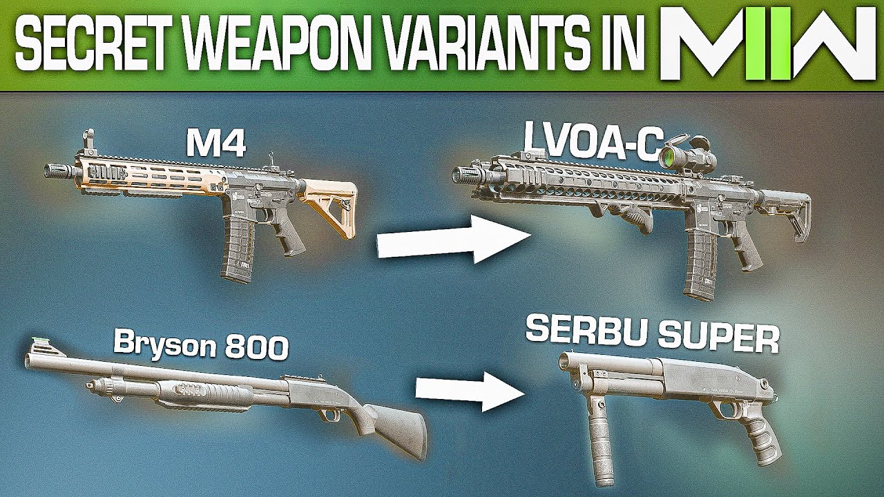 Hidden Weapons in Modern Warfare 2 - Part 1