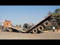 Most amazing dangerous idiots dump truck fails 2024  heavy equipment disaster excavator fail win