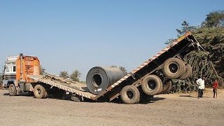 Most Amazing Dangerous Idiots Dump Truck Fails 2024 | Heavy Equipment Disaster Excavator Fail Win