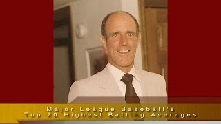 Major League Baseball's Top 20 Highest Batting Averages