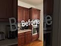 Opened up the wall between the living and the old kitchen to bring in that open floor living...