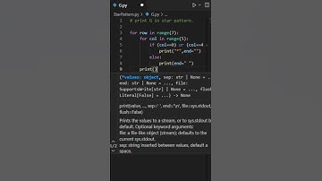 Print Patten "G" in Python   Easy trick  Nested loop with source code  #shorts#python #loops