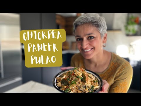 DINNER IN LESS THAN 30 MINUTES  Delicious chickpeas and paneer pulao  Food with Chetna