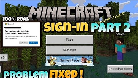minecraft trusted account sign in problem solve part 2