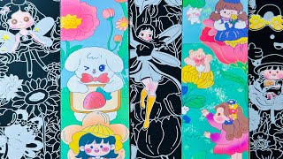 TRANH CẠO MA THUẬT HÌNH CÔNG CHÚA 👑 Princess shaving painting #tomau #best #art #sticker #beautiful