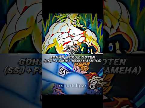 Dbz Broly Vs Gohan Goku Goten Shorts