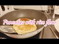 【カルディ購入】米粉パンケーキ作ってみた〜/Rice flour pancakes cooking sound