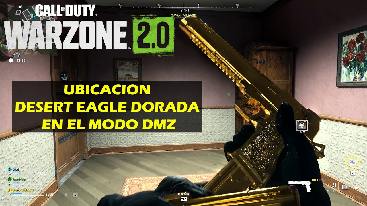 Warzone 2 Ubicación Desert Eagle Dorada en DMZ (GS .50) YouTube