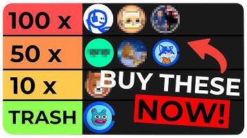 These Memecoins Will Explode! ULTIMATE Base Memecoin Tierlist!