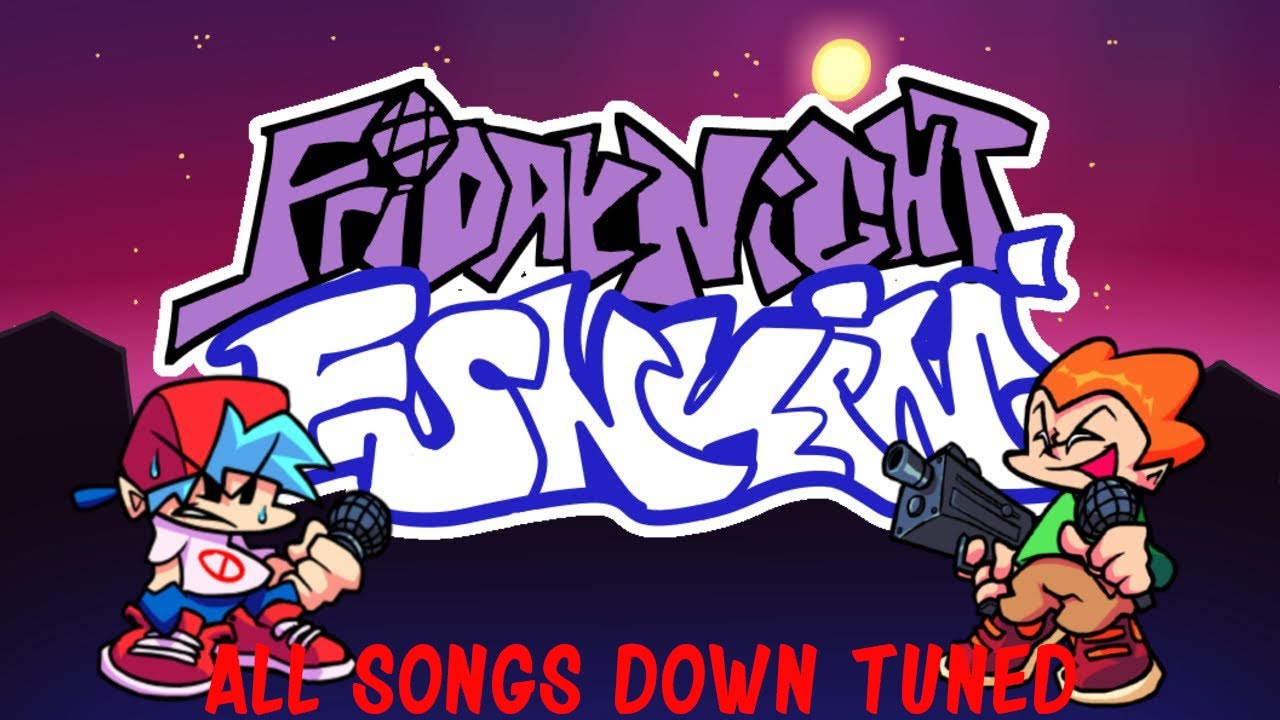 Friday Night Funkin - All Songs (Down Tuned) Week 1 - 6