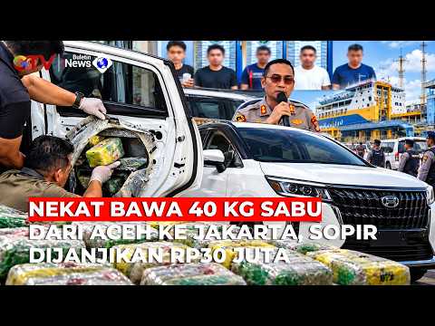 40 Kg Sabu dari Aceh Disembunyikan di Mobil Mewah, Sopir Dijanjikan Rp30 Juta