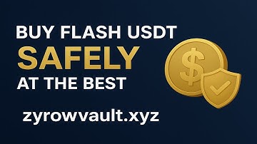 Buy Flash USDT Safely at the Best Rates  ZyrowVault