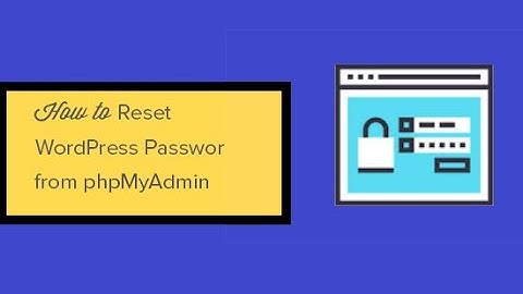 How to recover reset WordPress admin user password without email from phpmyadmin database in cPanel