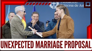 Royal Surprise: Princess Leonor Receives Marriage Proposal in Public