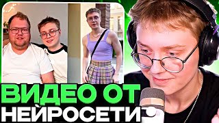 картинка: ДРЕЙК СМОТРИТ ВИДЕО ОТ НЕЙРОСЕТИ СО СКВАДОМ // SORA 2