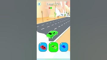 Shape Shifting 2 GAMEPLAY Level No -1721 Walkthrough - New Update Car Racing #Shorts #ShapeShifting