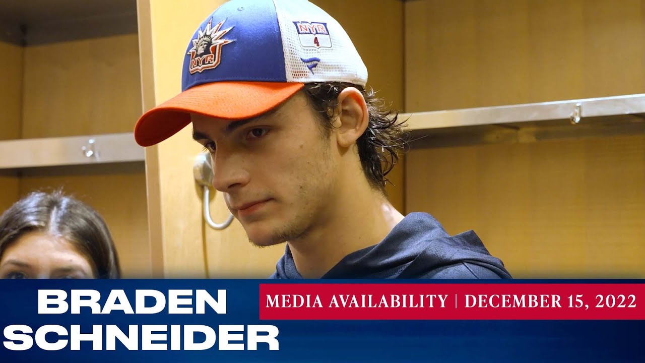 New York Rangers: Braden Schneider Pregame Media Availability