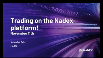 An overview of the Nadex trading platform - Nov. 11
