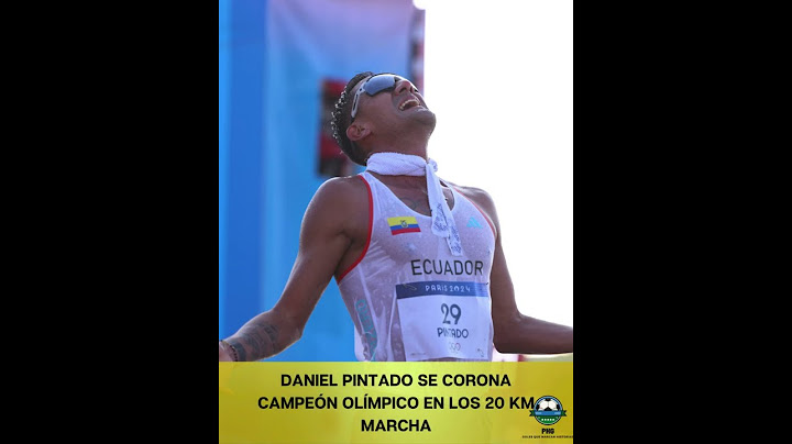 ¡DANIEL, PINTADO DE ORO Y  CAMPEÓN OLÍMPICO! 🇪🇨🥇