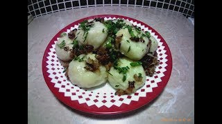 кнедли с мясом