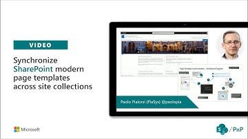 Community Demo -  Synchronize SharePoint modern page templates across site collections