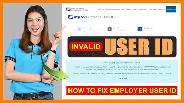 HOW TO FIX SSS EMPLOYER LOGIN USER ID ERROR ONLINE | MYSSS EMPLOYER ACCOUNT
