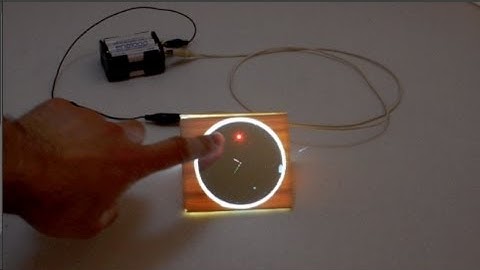 Angel Eye Mirror using CP100 Capacitive Sensing Switch