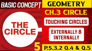 Ch.3 CIRCLE P.S.3.2 Part 5 | 10th Geometry New Syllabus Maharashtra SSC Board | Dinesh Sir