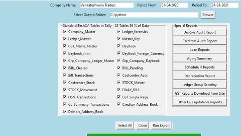 TechCA Tally Connector V1.0 Rel1 Demo