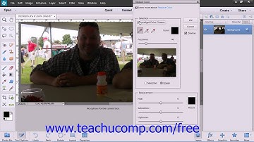 Photoshop Elements 12 Tutorial Replacing Color Adobe Training Lesson 14.9