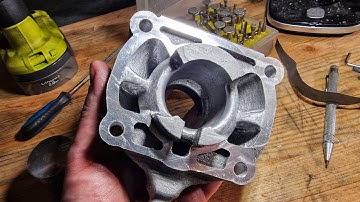 Two stroke port work before plating. Got to get the Bonneville ball rolling!