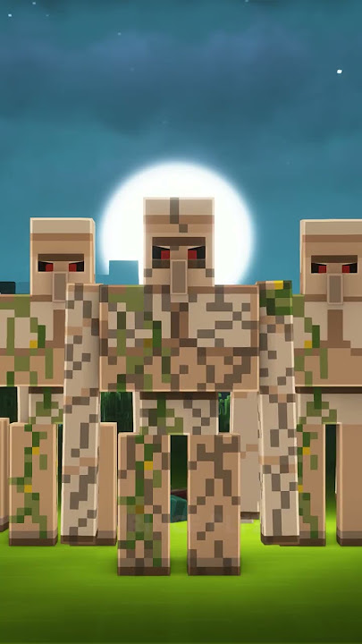 Minecraft iron golem vs pillagers #shorts #minecraft