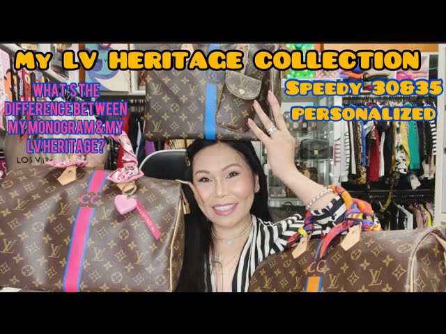 Louis Vuitton Monogram Canvas My LV Heritage Speedy Bandouliere 30