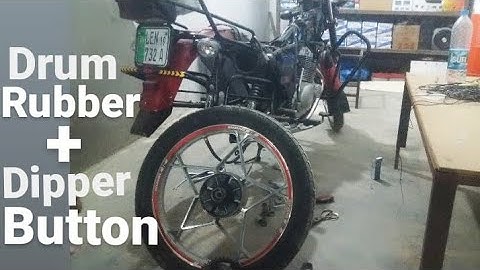 Drum Rubber Noise DIY Tutorial || Dipper Button || Suzuki GS 150 problems & Solutions
