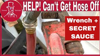 Can't get my hose off the spigot: how to remove a stuck water hose from spigot