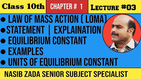 law of Mass Acton/Chemistry Class/NASIB ZADA SSS/pashto/poshto