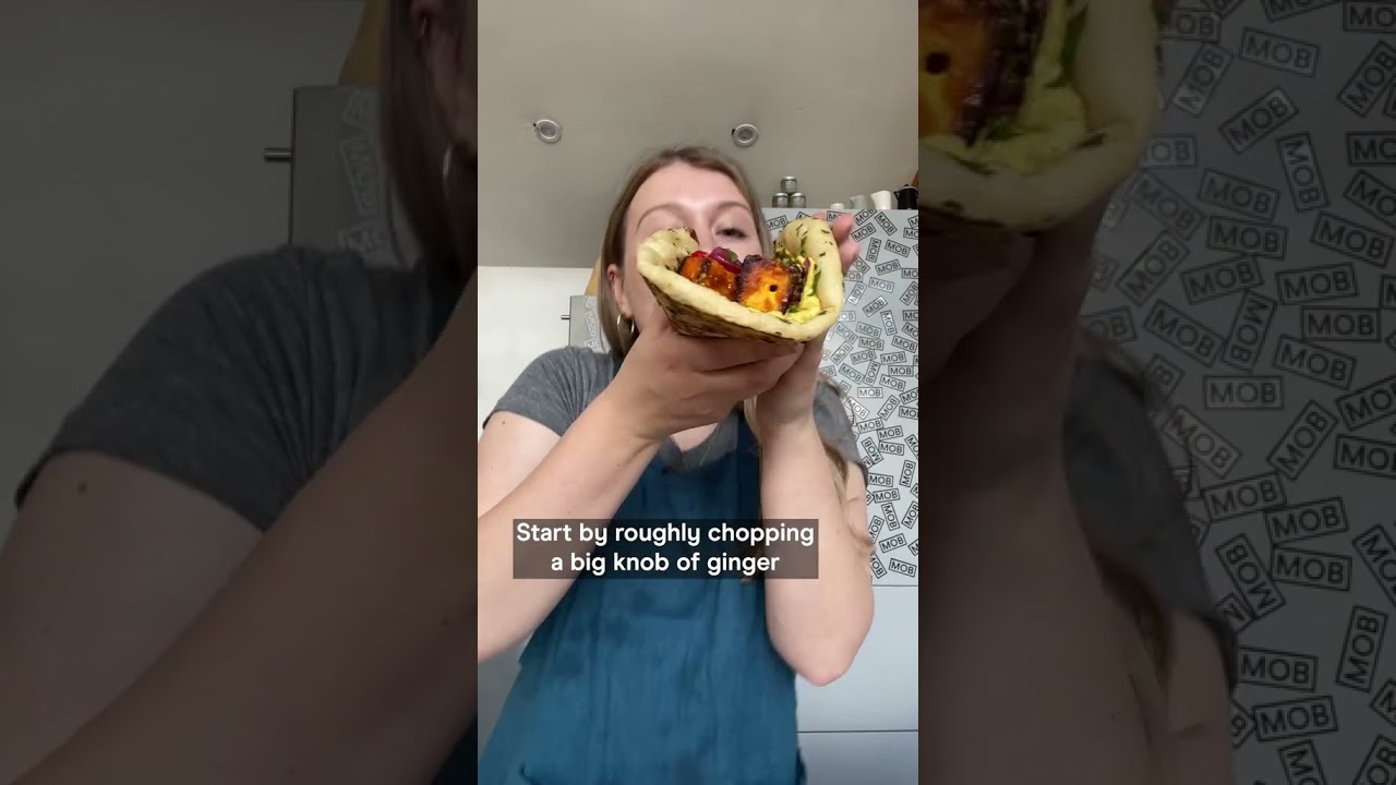 Sticky Mango Paneer Kebabs. A really lovely summer veggie dish.