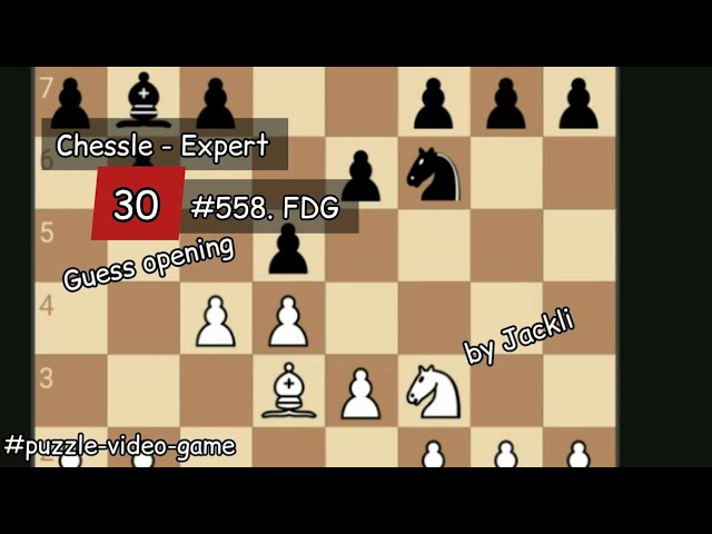 How To Solve The Expert Chessle In 2-3 Guesses 