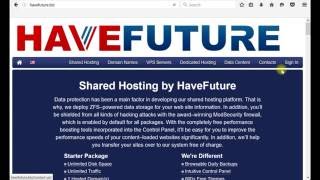 3.create email account and webmail HAVEFUTURE.BIZ