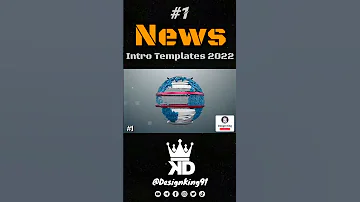 News Intro Template 1 For YouTube News Channels 2022 No Text No Copyright Free Download 