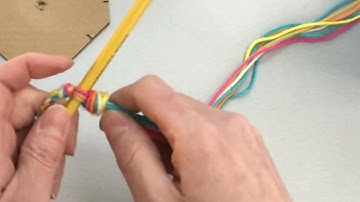 Finishing your KUMIHIMO with an adjustable knot