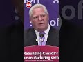 Doug ford says hes done with protests and division and wants people to get along the ontario way