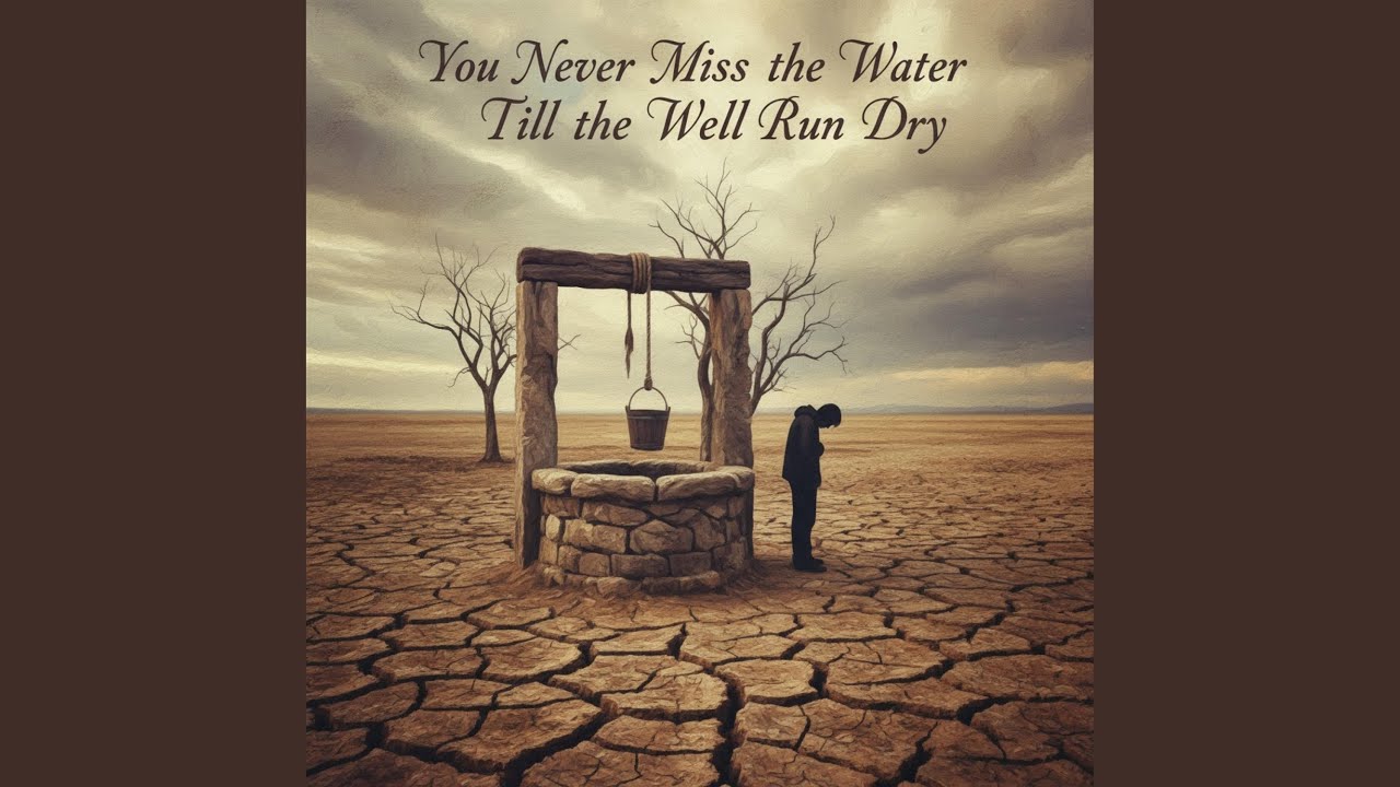 You never miss the water till the well runs dry