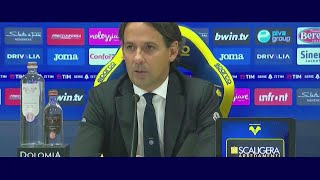 Verona-Inter 2-2 * Inzaghi: Grandissimo rapporto con Zhang, presto conoscerò la nuova proprietà.